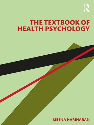 cover image of The Textbook of Health Psychology